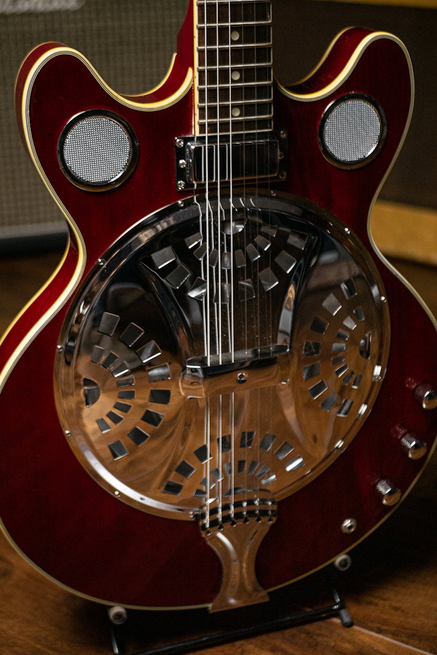 2000s Cozart Custom Handmade Reso Semi-Hollow - Cherry