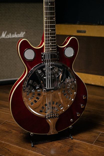 2000s Cozart Custom Handmade Reso Semi-Hollow - Cherry