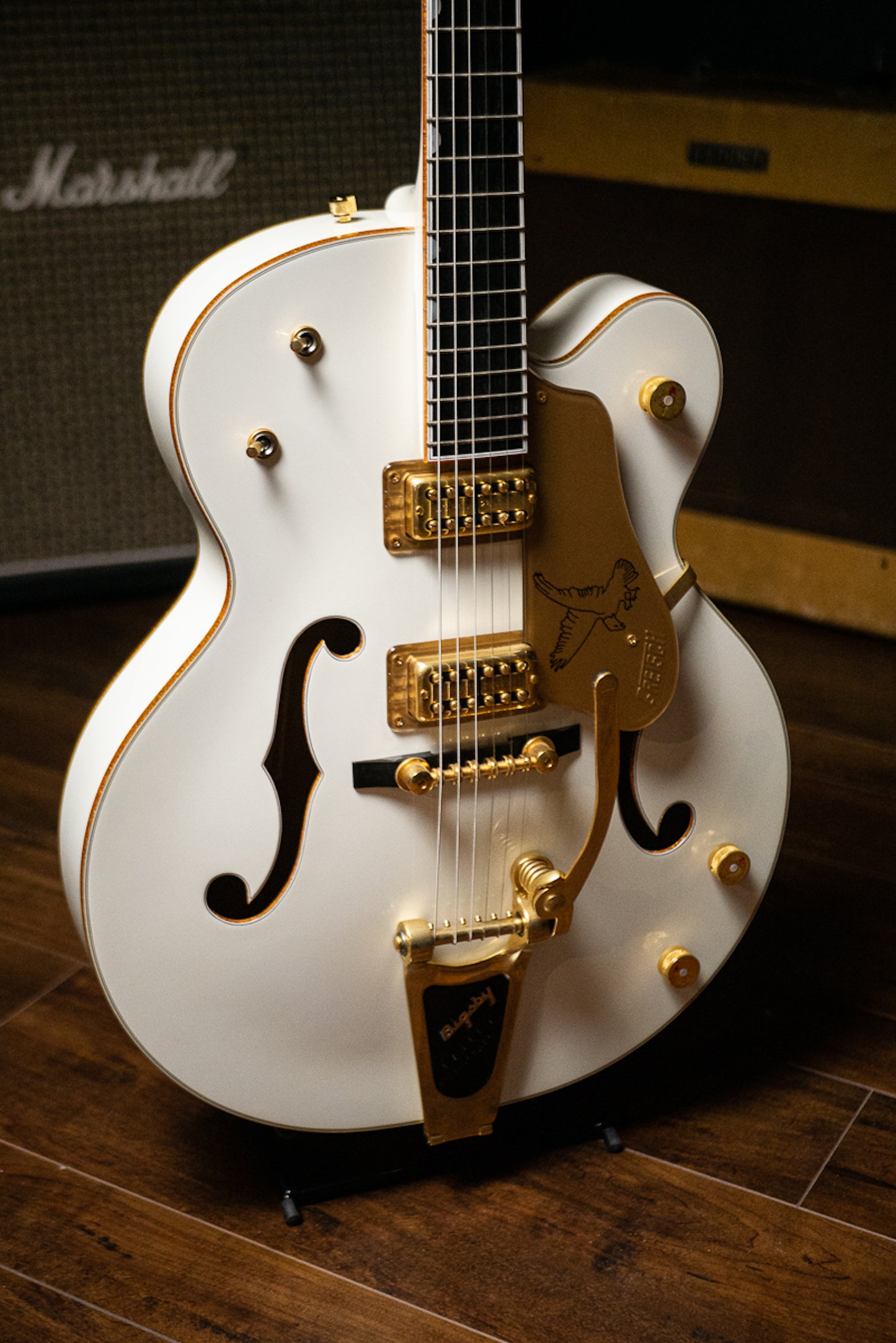 2006 Gretsch White Falcon G6136T Electric Guitar