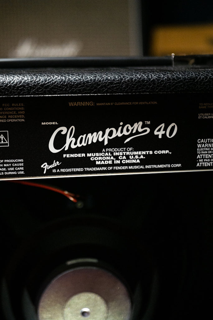 Fender Champion 40 120V 1x12" Combo