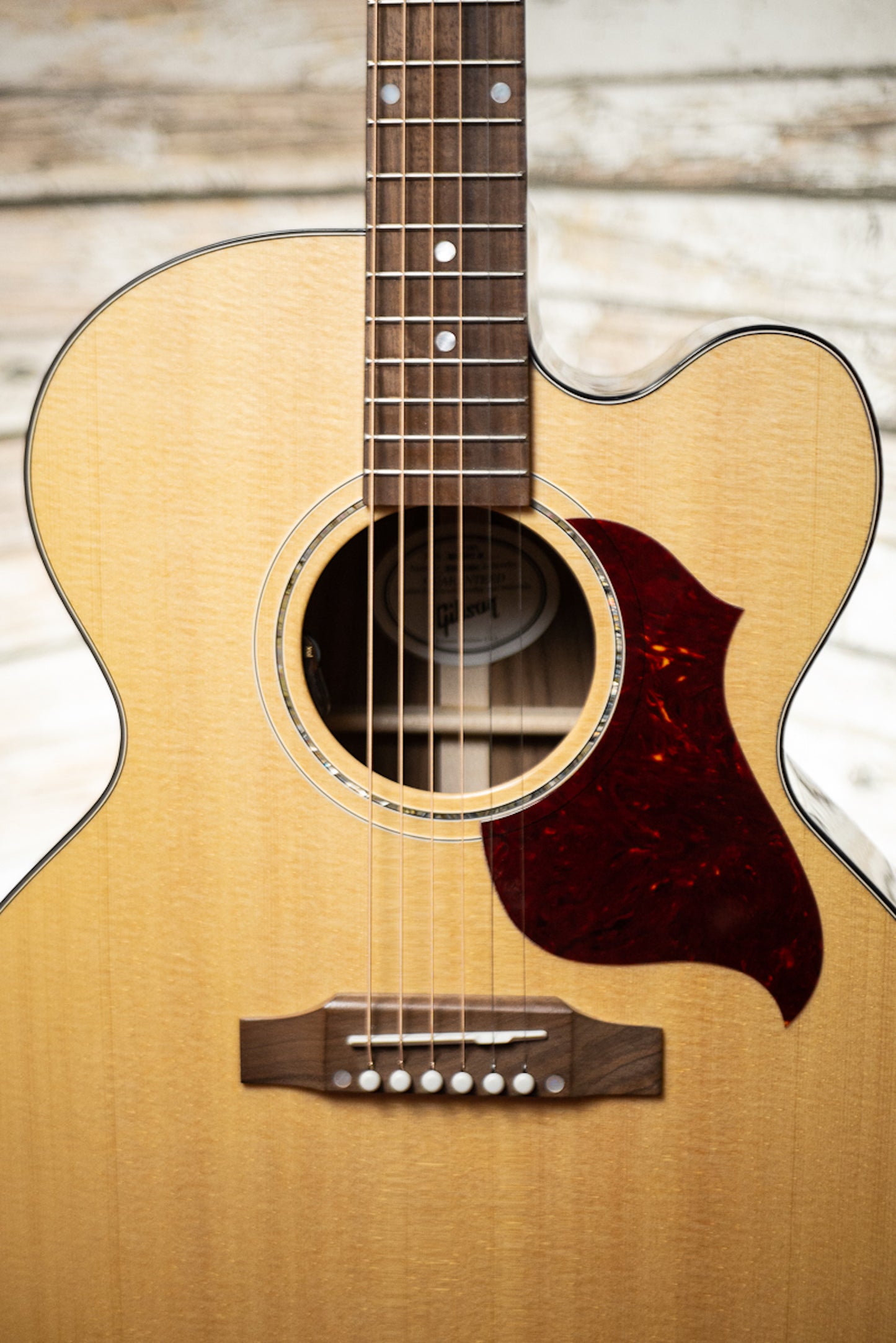 Gibson J-185 EC Modern Walnut Acoustic-Electric Guitar - Antique Natural