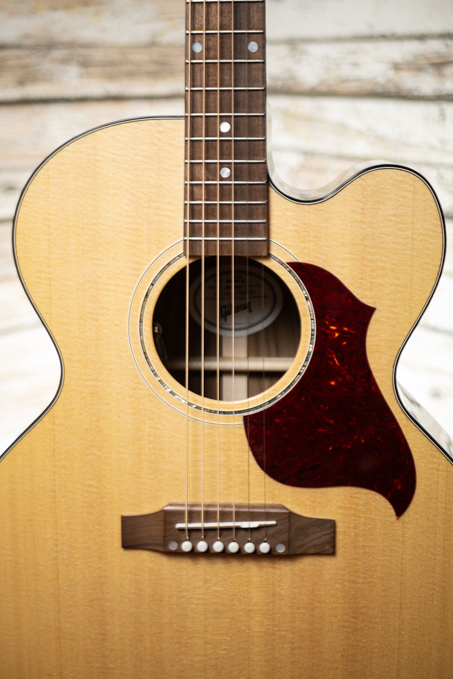 Gibson J-185 EC Modern Walnut Acoustic-Electric Guitar - Antique Natural