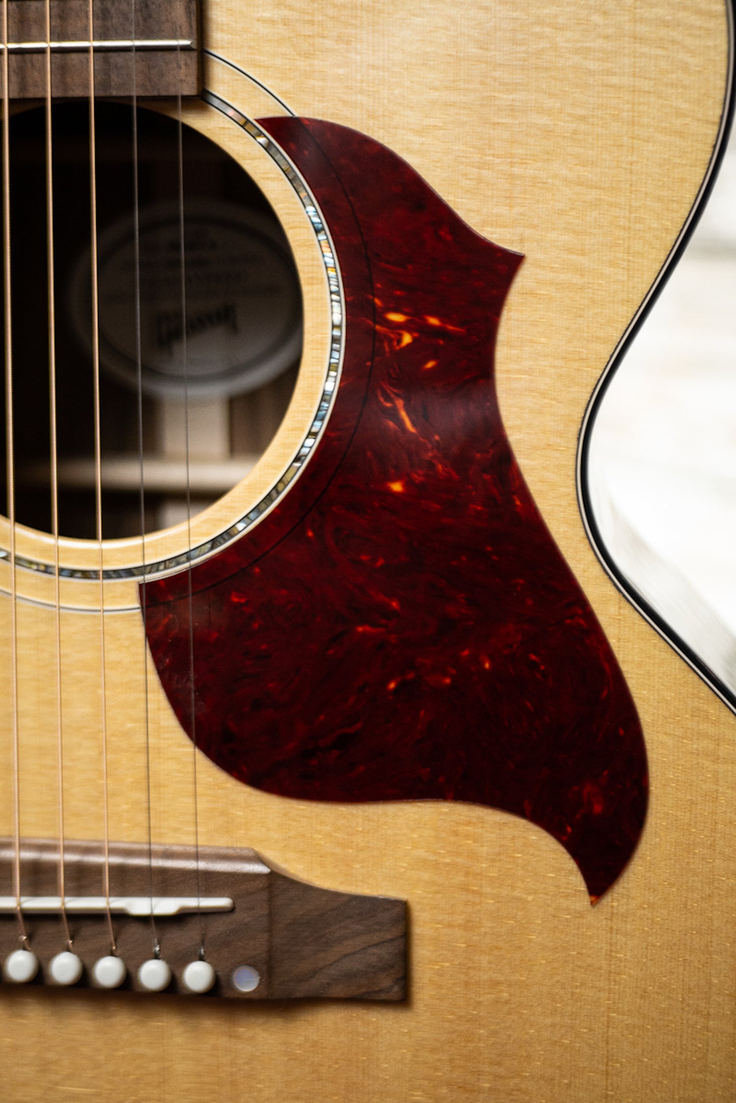 Gibson J-185 EC Modern Walnut Acoustic-Electric Guitar - Antique Natural