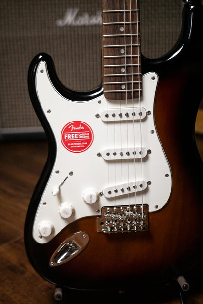 Squier Classic Vibe '60s Stratocaster Left Handed Electric Guitar - 3-Tone Sunburst