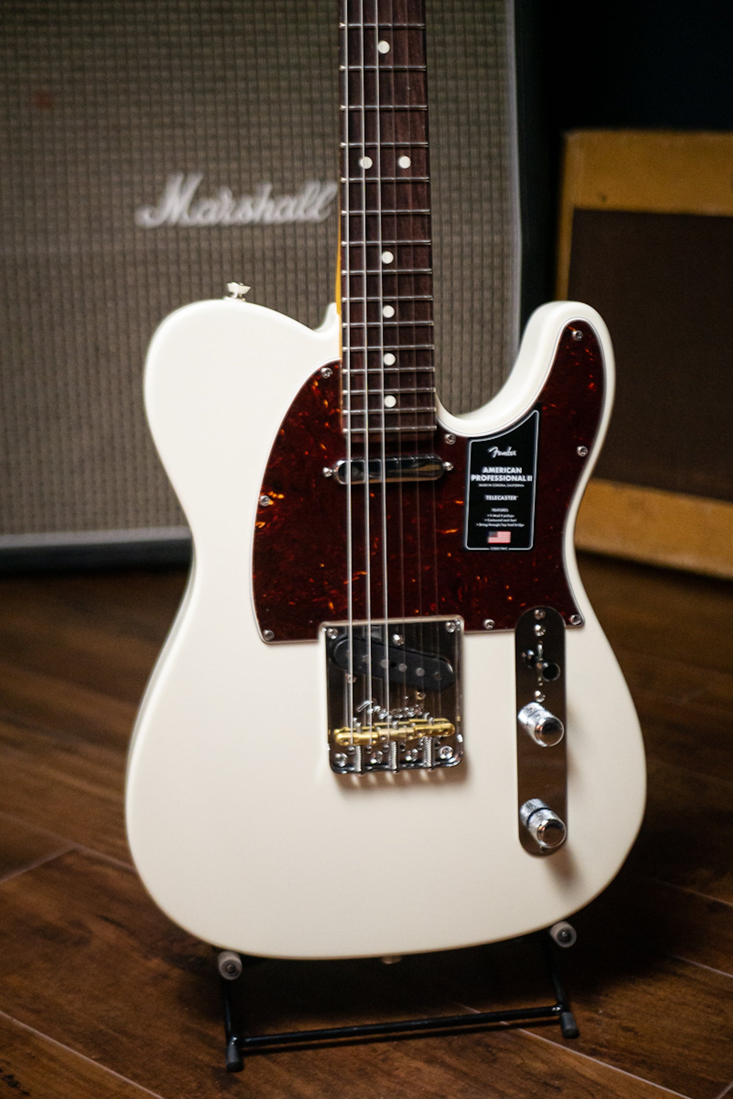 Fender American Professional II Telecaster Electric Guitar - Olympic White