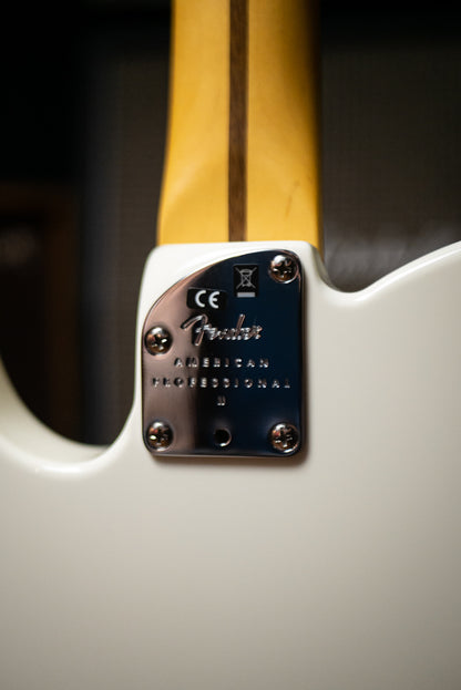Fender American Professional II Telecaster Electric Guitar - Olympic White