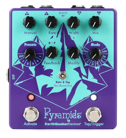 EarthQuaker Devices Pyramids Stereo Flanger Pedal