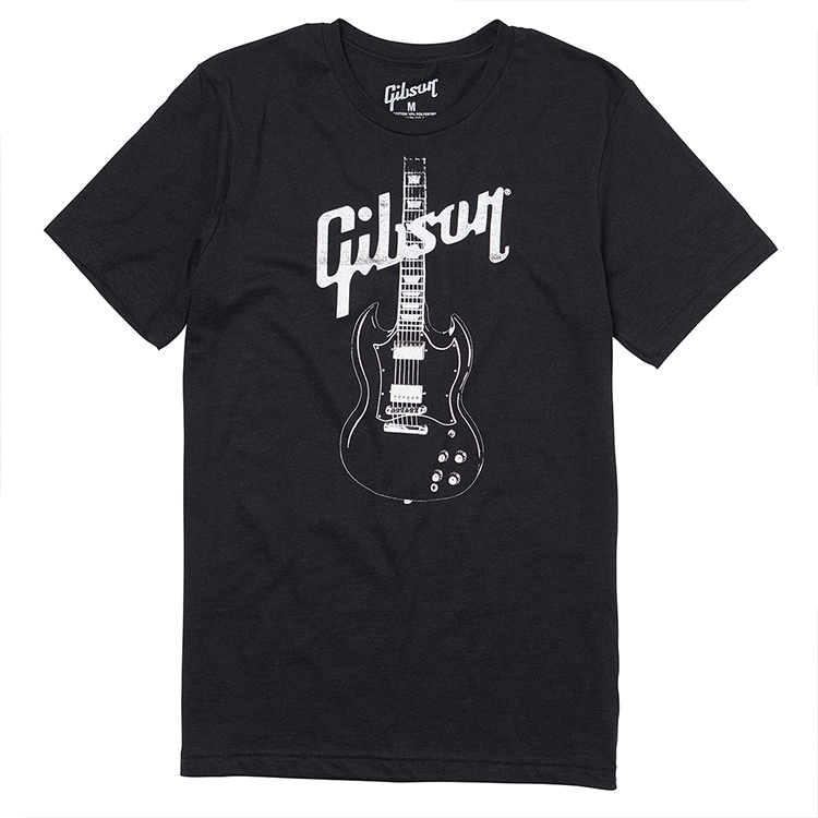 Gibson SG T-Shirt - Black - Walt Grace Vintage