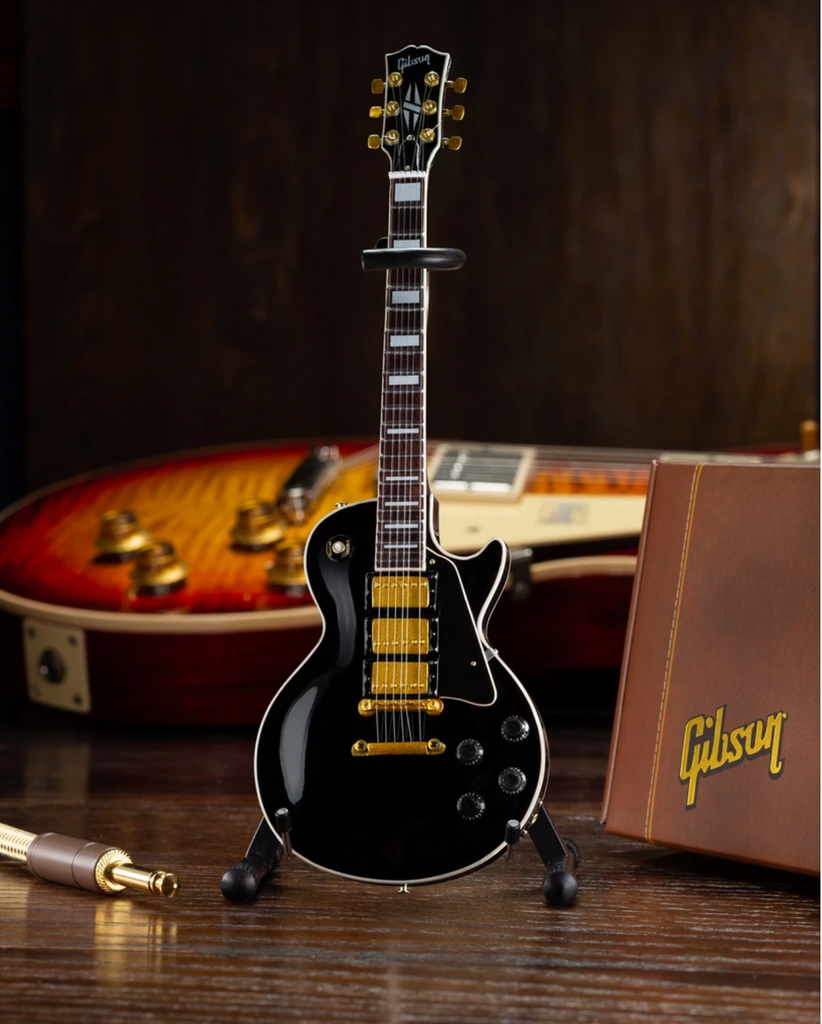 Gibson Les Paul Custom Ebony - Mini Guitar - Walt Grace Vintage
