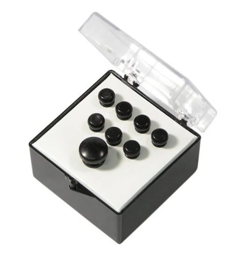 Martin Bridge & EndPin Set [POLISHED BLACK] - Walt Grace Vintage