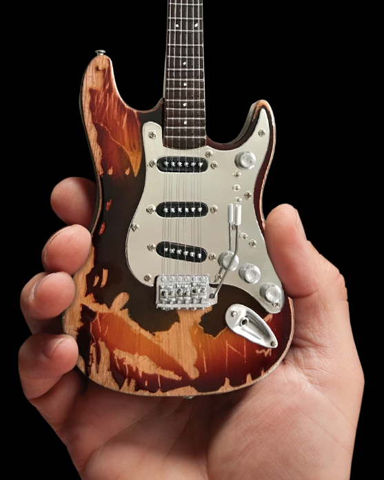 Frank Zappa Vintage Jimi Hendrix Mini Fender™ Stratocaster™ Mini Guitar - Walt Grace Vintage