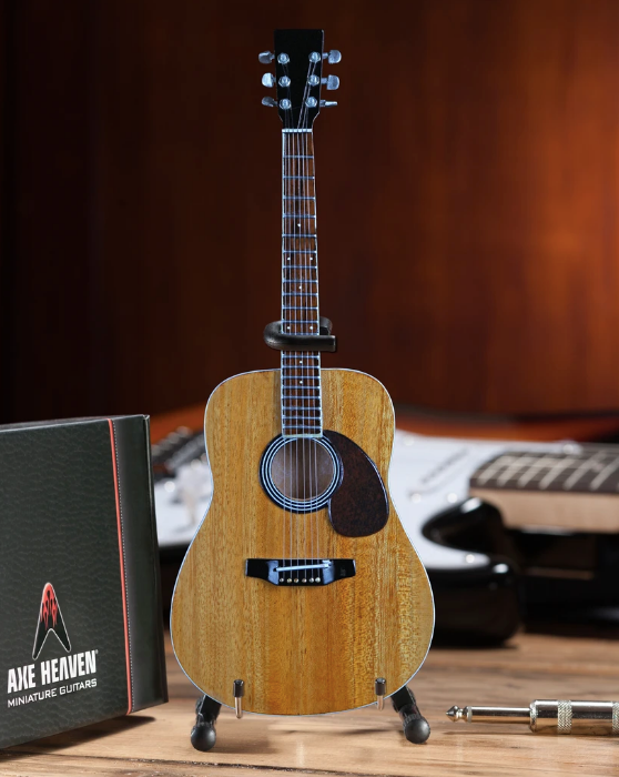 Classic Natural Finish Acoustic Mini Guitar - Walt Grace Vintage