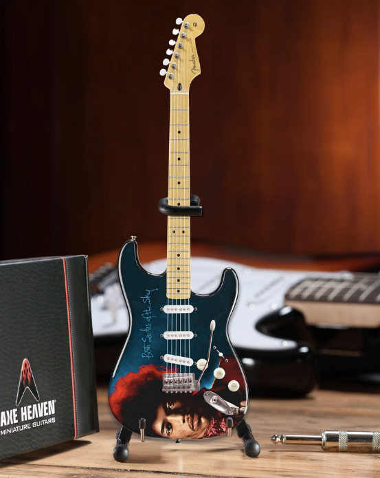 Jimi Hendrix Both Sides of the Sky Fender™ Strat™ Mini Guitar - Walt Grace Vintage