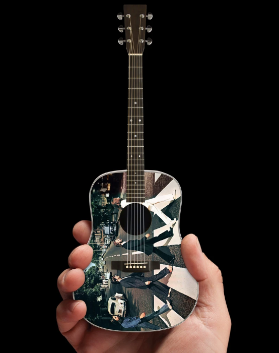 Licensed Fab Four - Abbey Road Tribute Mini Guitar - Walt Grace Vintage