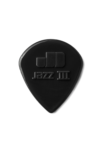 Dunlop Nylon Jazz III Pick Pack - Black Stiffo