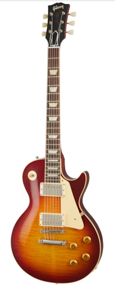 Gibson Custom Shop 1960 Les Paul Standard 60th Anniversary V1 Electric Guitar - VOS Deep Cherry Sunburst