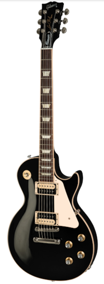 Gibson Les Paul Classic Electric Guitar - Ebony – Walt Grace Vintage Gibson Les Paul Classic Electric Guitar - Ebony – Walt Grace Vintage