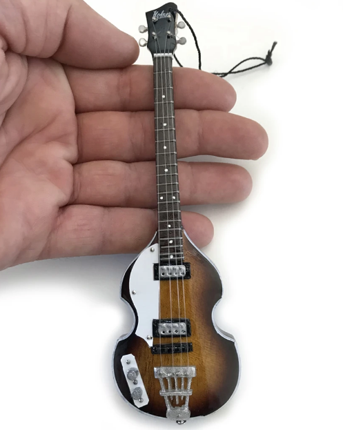 Paul McCartney Violin Bass Holiday Ornament