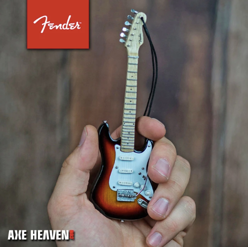 Fender Sunbust Stratocaster Guitar Holiday Ornament