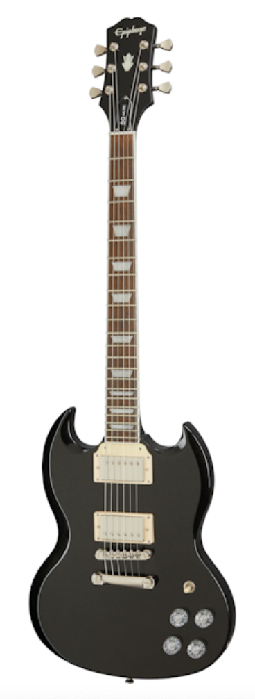 Epiphone SG Muse Electric Guitar - Jet Black Metallic – Walt Grace