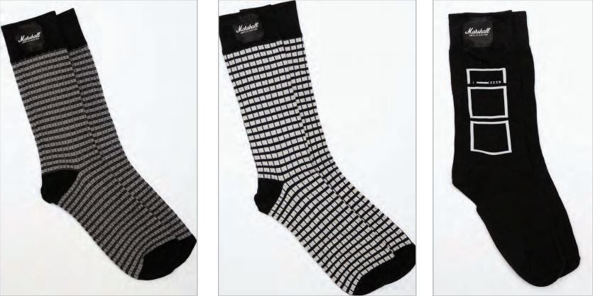 Marshall 3 Pack Monochrome Socks - Multiple Sizes