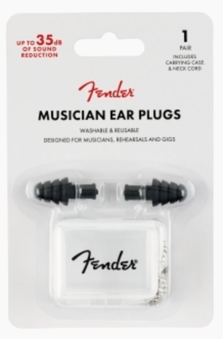 Fender Musician Series Black Ear Plugs