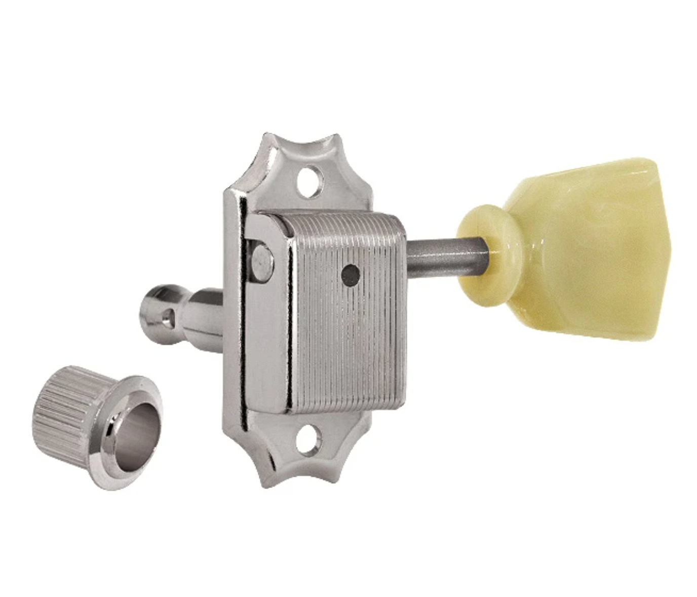 Allparts Nickel Vintage 3x3 Keys w/ Keystone Button