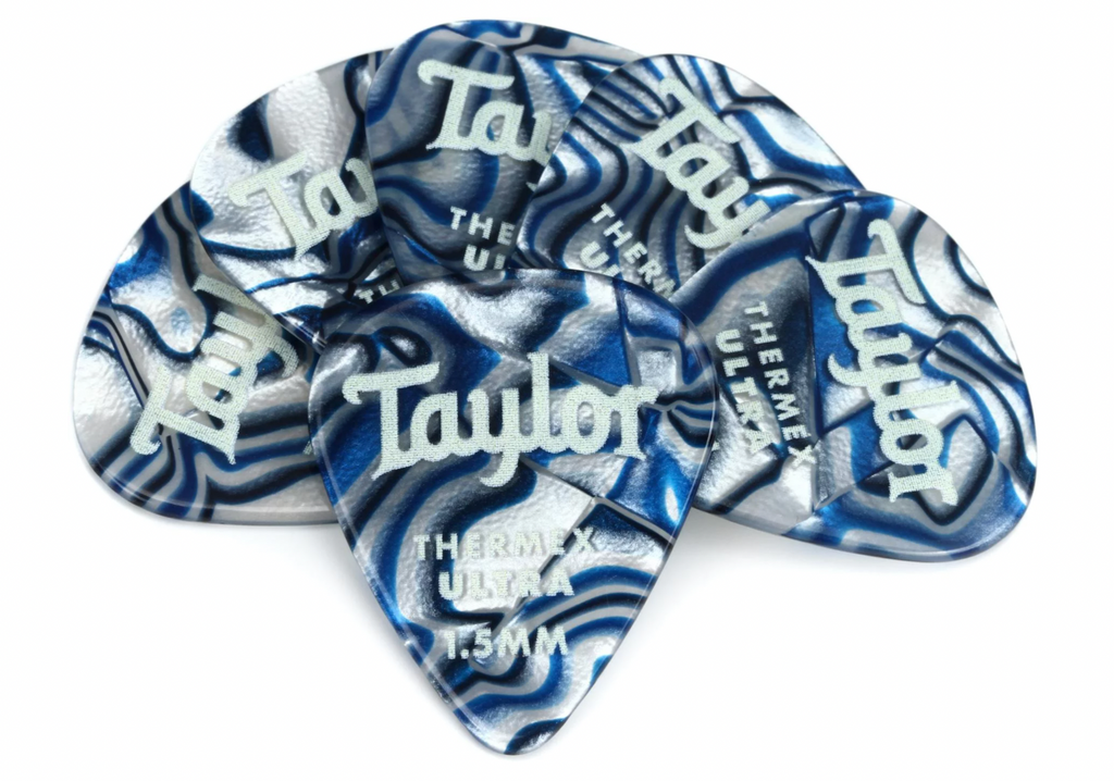 Taylor Premium Thermex Ultra Picks - Blue Swirl