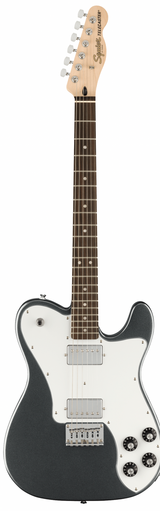 Squier Affinity Series Deluxe Telecaster Electric Guitar - Charcoal Frost Metallic