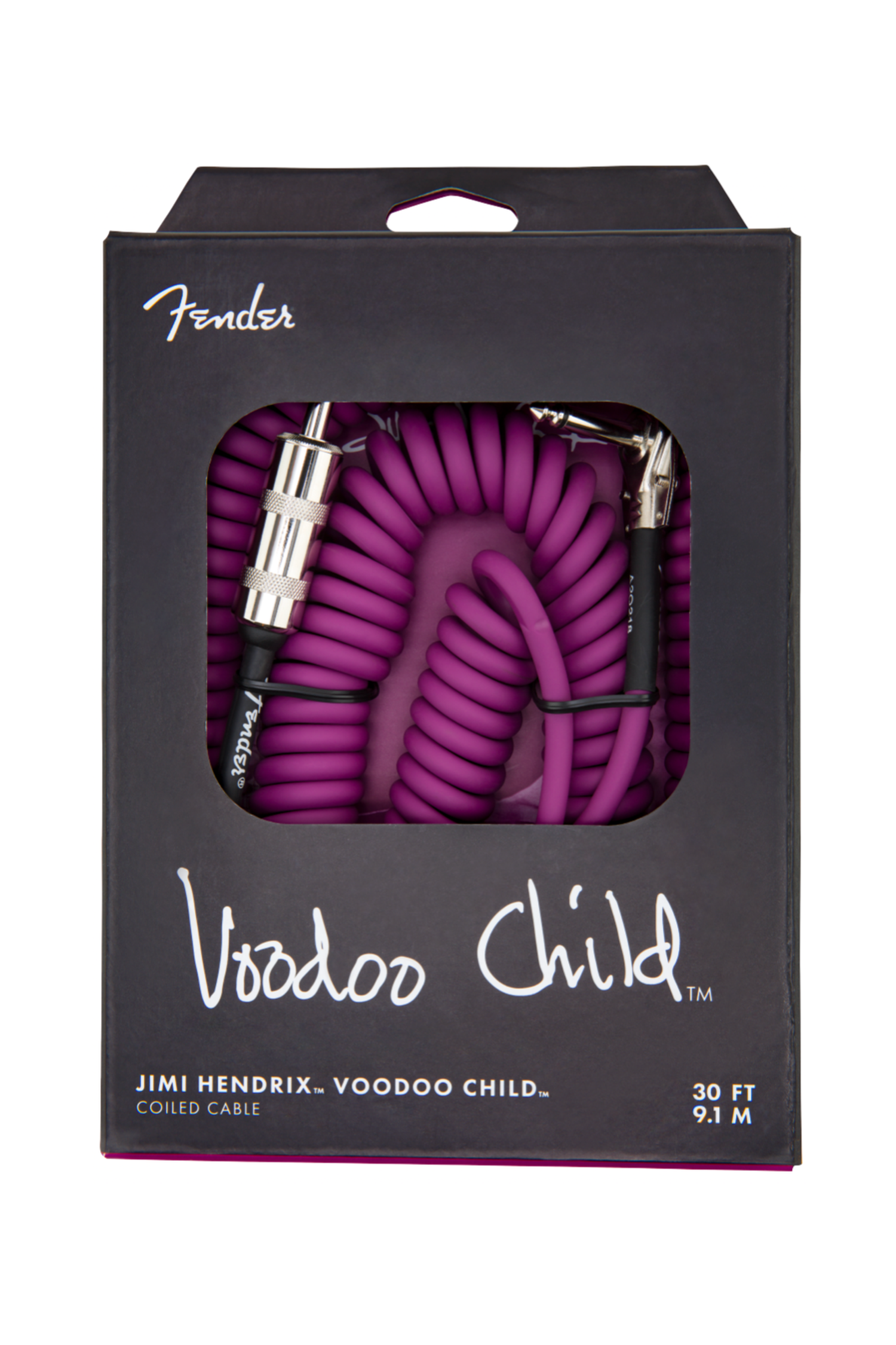 Fender Jimi Hendrix Voodoo Child Coiled Cable - Purple