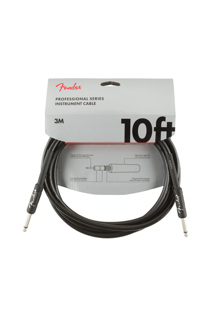 Fender Professional Series Instrument Cable 10' - Black