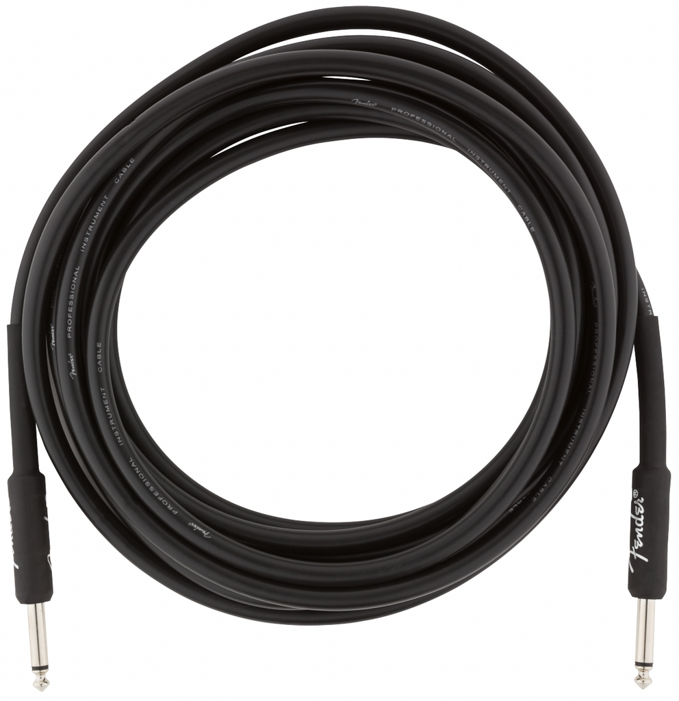 Fender Professional Series Instrument Cable 15' - Black