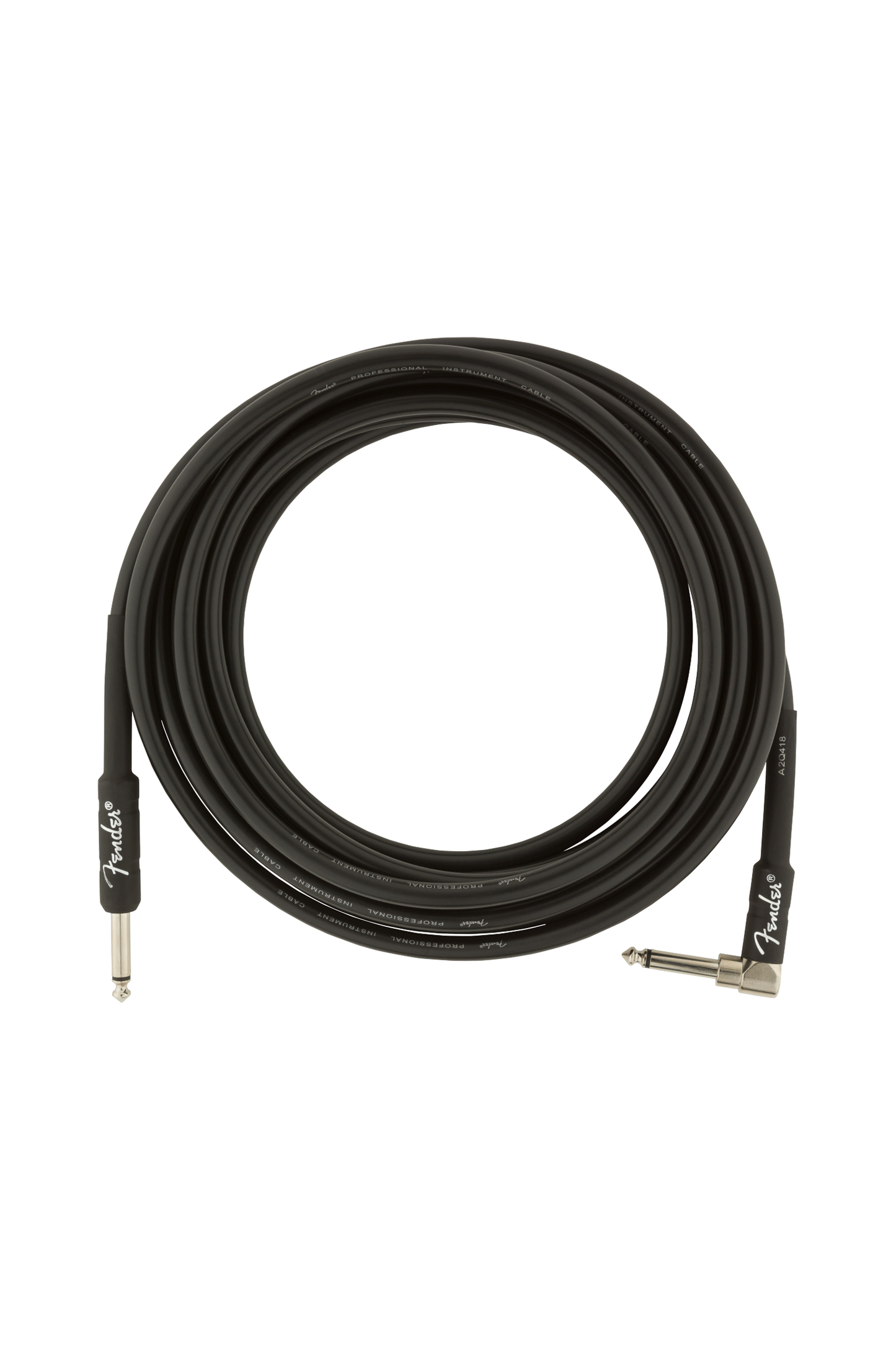 Fender Professional Series Angled Instrument Cable 15' - Black