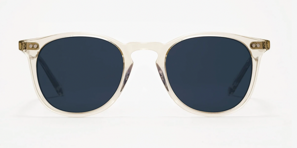Johann Wolff Sunglasses - Kepler in Champagne w/ Blue Polar Lenses