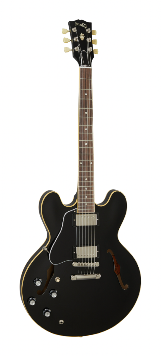 Gibson ES-335 Left Handed Electric Guitar - Vintage Ebony