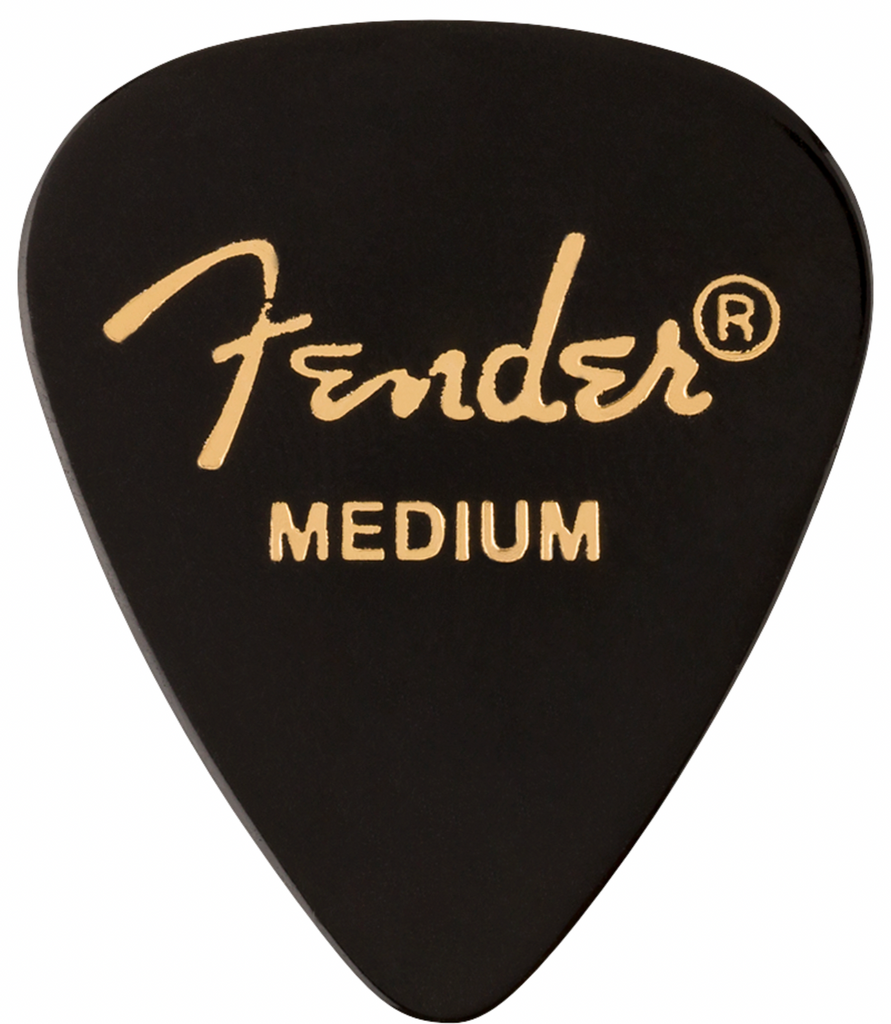 Fender Shape 351 Guitar Pick - Black