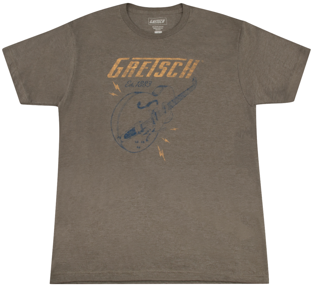 Gretsch Guitars Lightning Bolt T-Shirt - Green