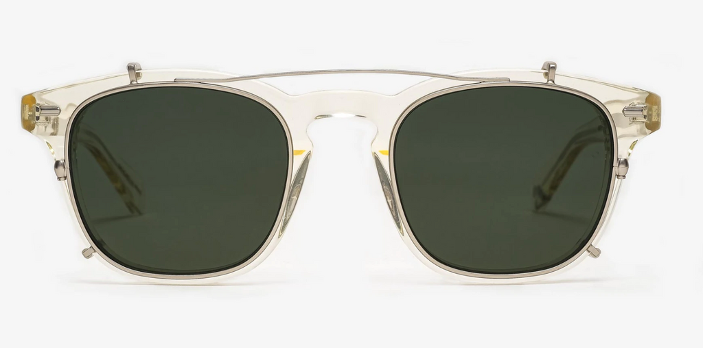 Johann Wolff Sunglasses - JSB in Champagne w/ Clip