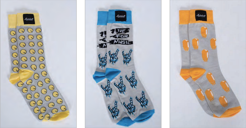 Marshall 3 Pack Pop Art Socks - Multiple Sizes