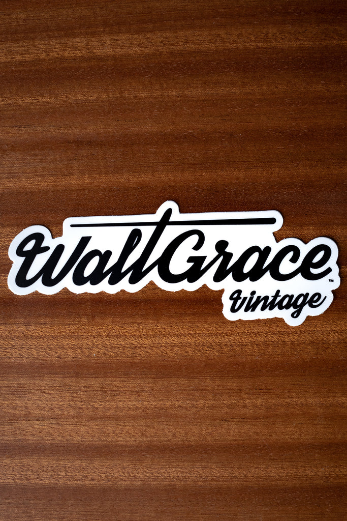 Walt Grace Vintage Sticker 5" - Walt Grace Vintage