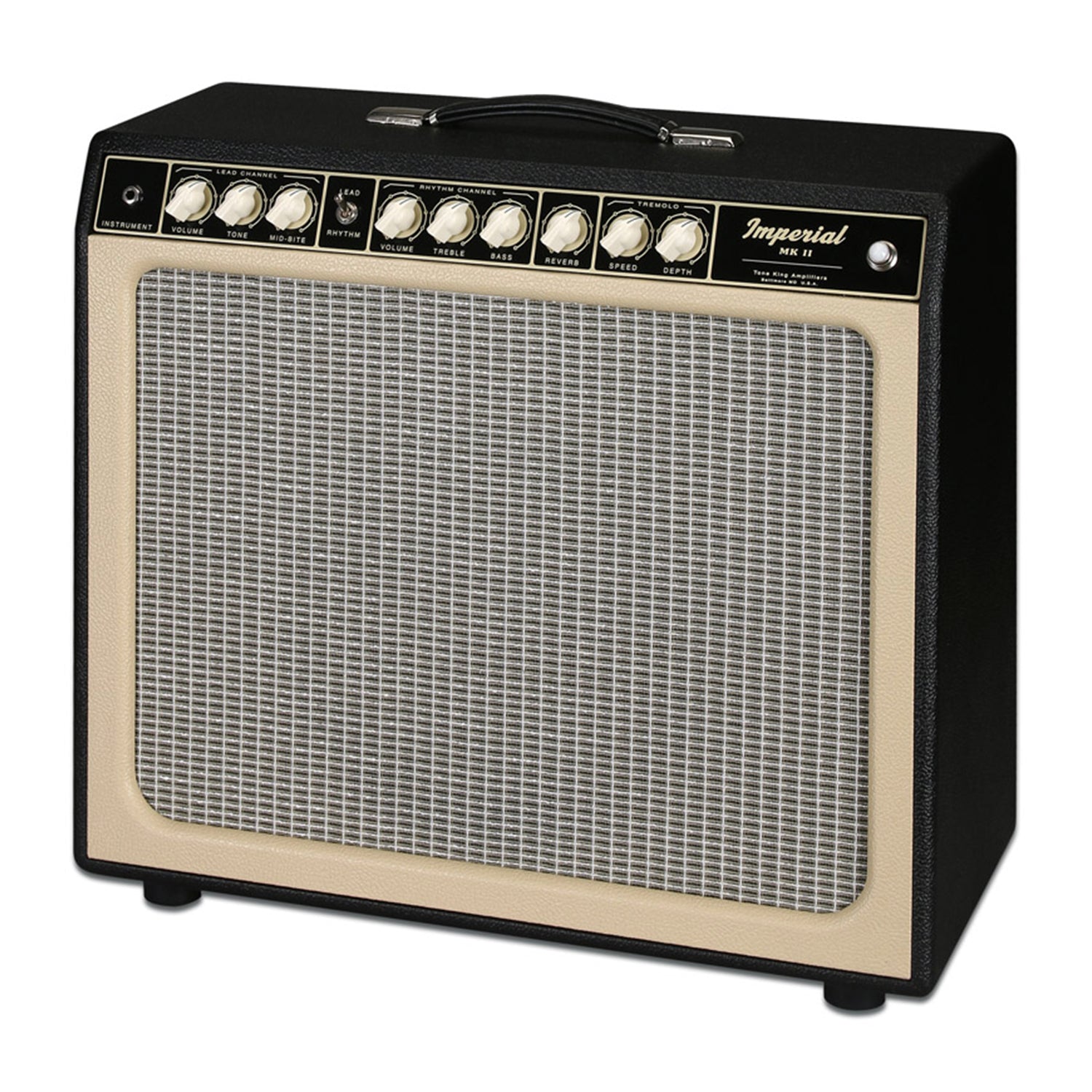 Tone King Imperial Mk II 1x12" 20-watt Tube Combo Amp with Attenuator and Reverb - Black