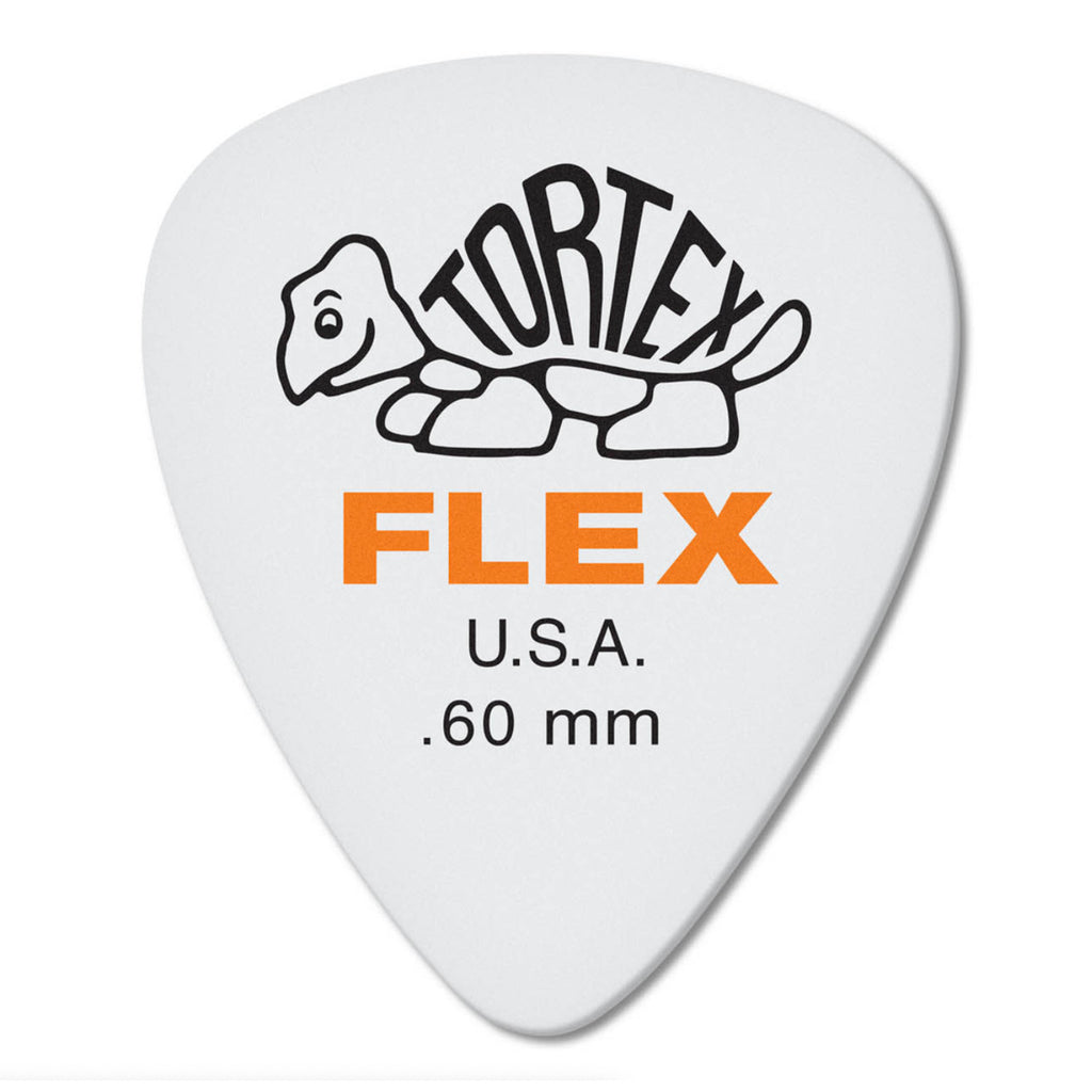 Dunlop Tortex Flex .60 Standard Picks 428P.60 - Pack of 12