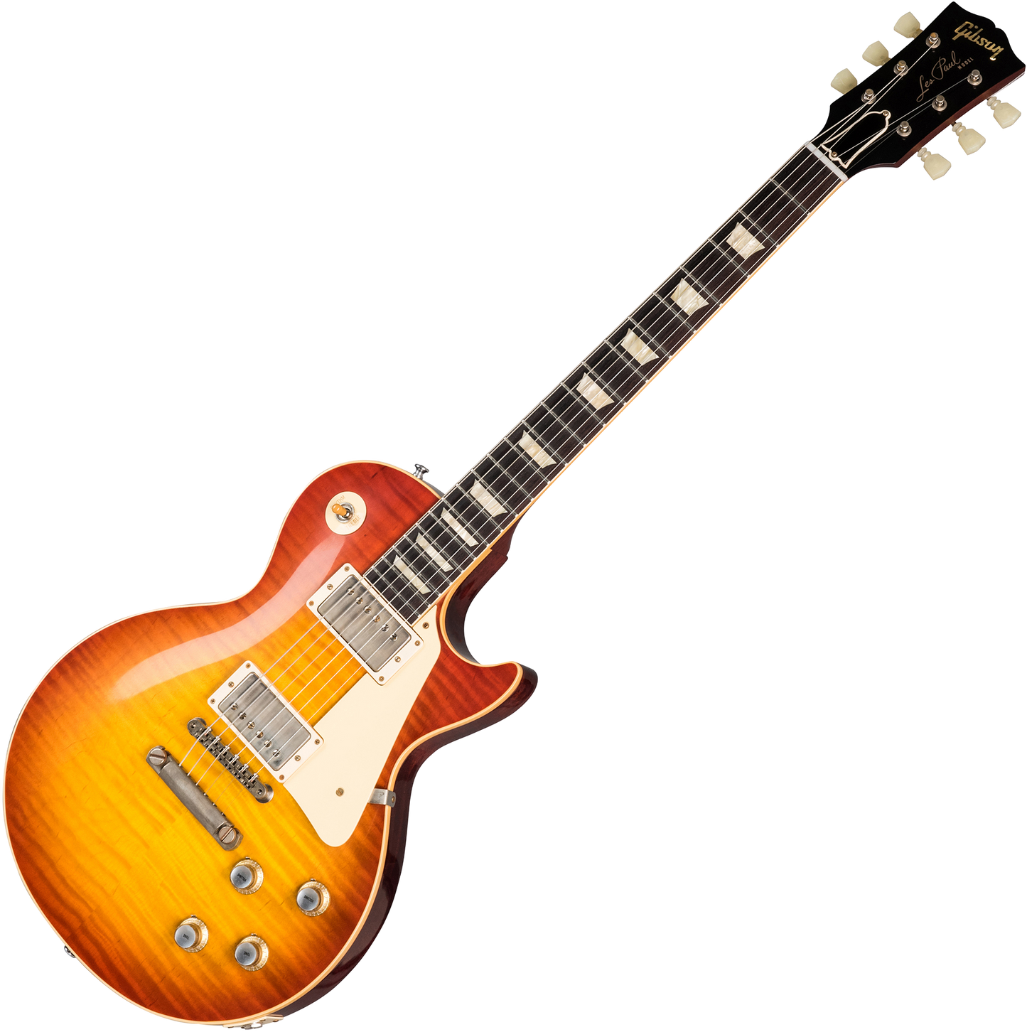 Gibson Custom Shop 1960 Les Paul Reissue Electric Guitar - VOS Washed Cherry Burst