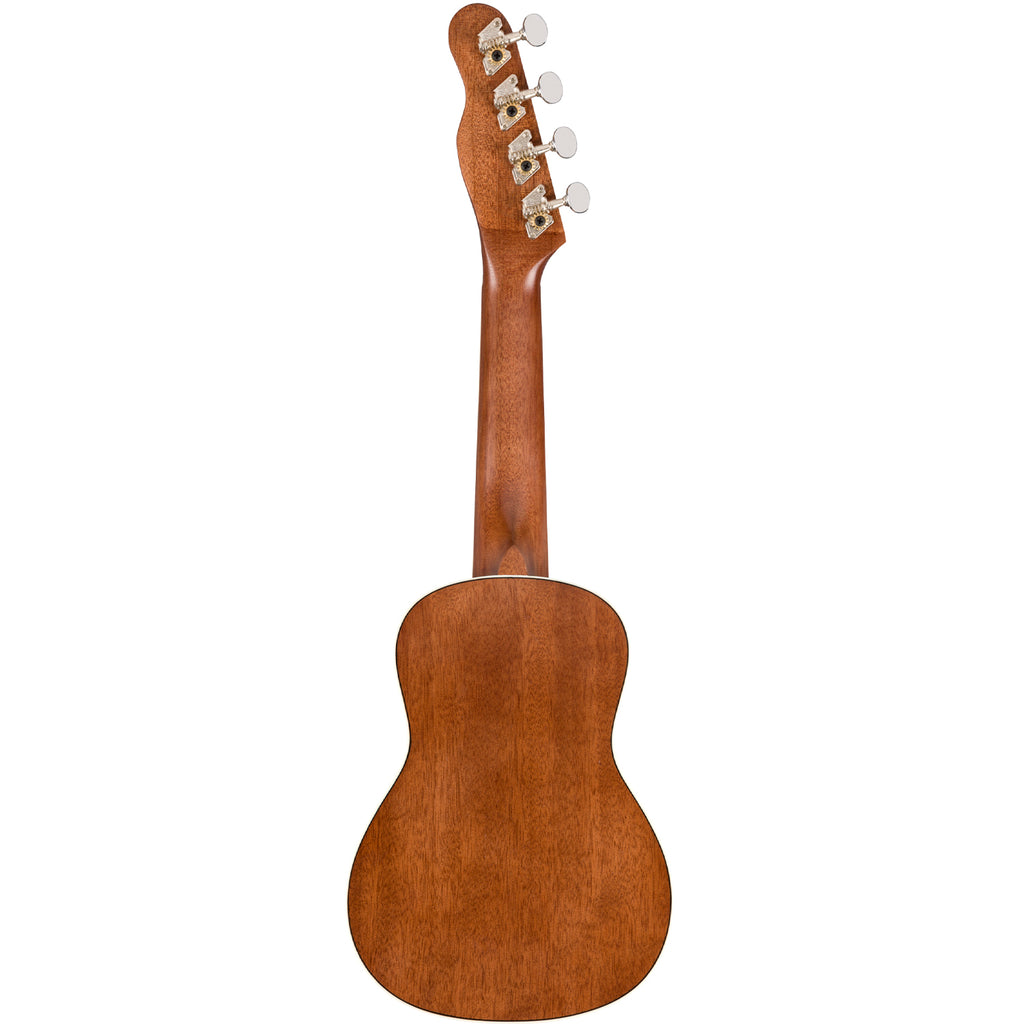 Fender Seaside Soprano Ukulele Pack Walnut Fingerboard - Natural - Walt Grace Vintage