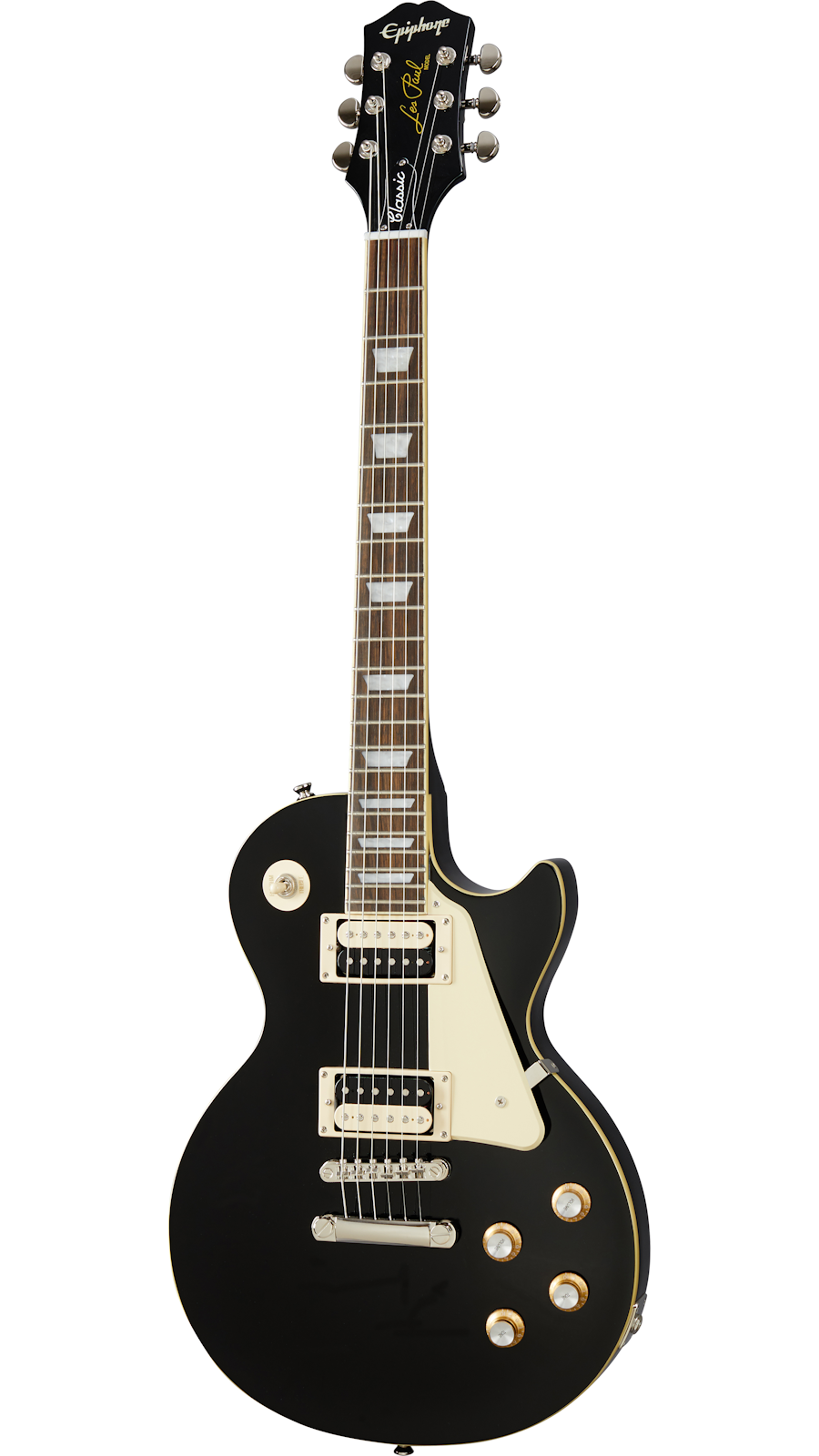 Epiphone Les Paul Classic Electric Guitar - Ebony – Walt Grace Vintage Epiphone Les Paul Classic Electric Guitar - Ebony – Walt Grace Vintage