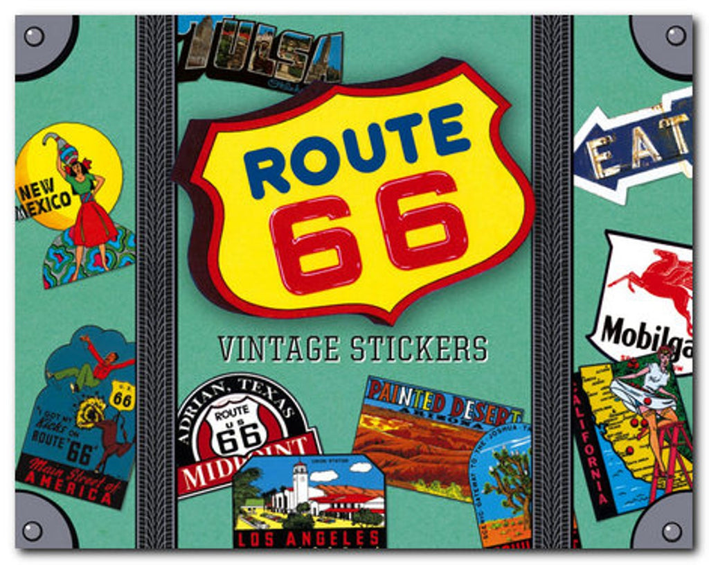 Route 66 - Vintage Stickers - Walt Grace Vintage