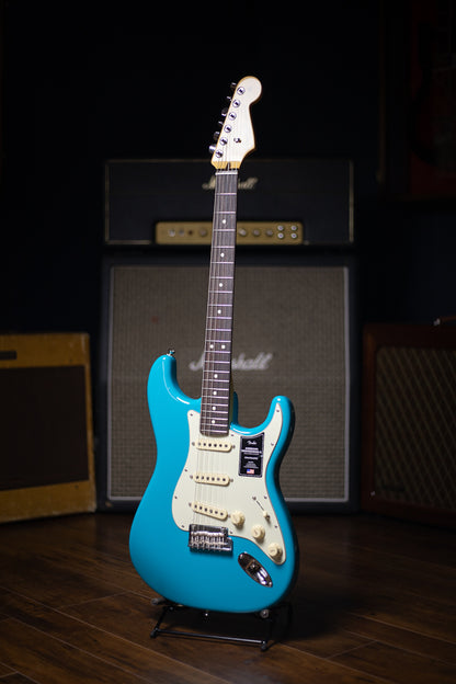 Fender American Professional II Stratocaster Electric Guitar - Miami Blue