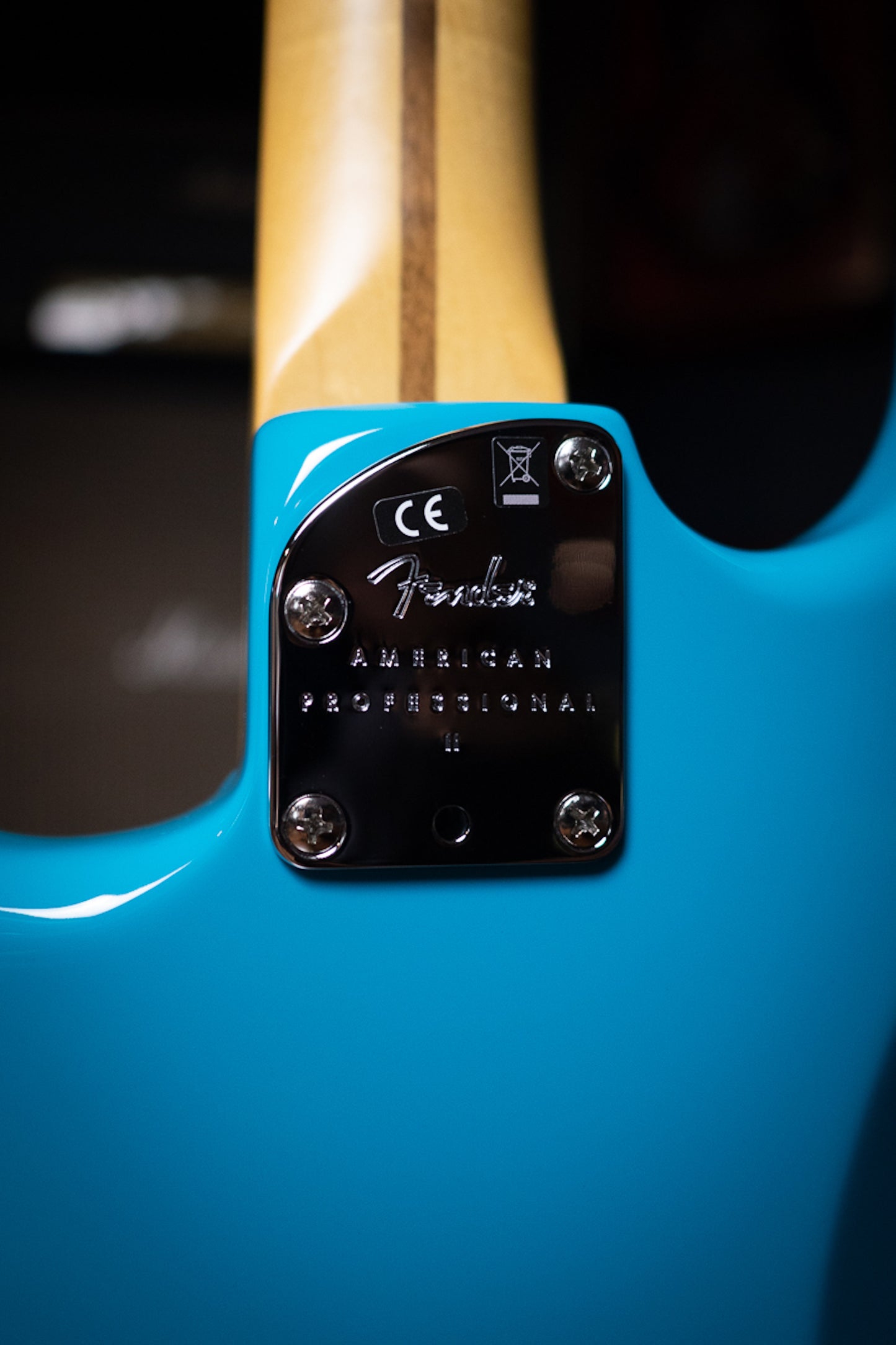 Fender American Professional II Stratocaster Electric Guitar - Miami Blue