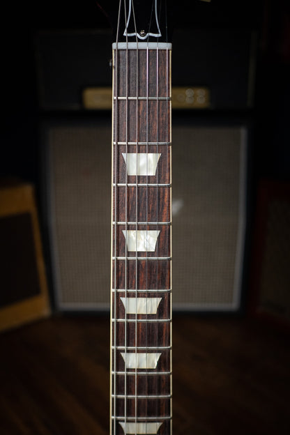 2016 Gibson Custom Shop Les Paul 1958 Reissue Figured Top Electric Guitar - Aged Iced Tea Burst