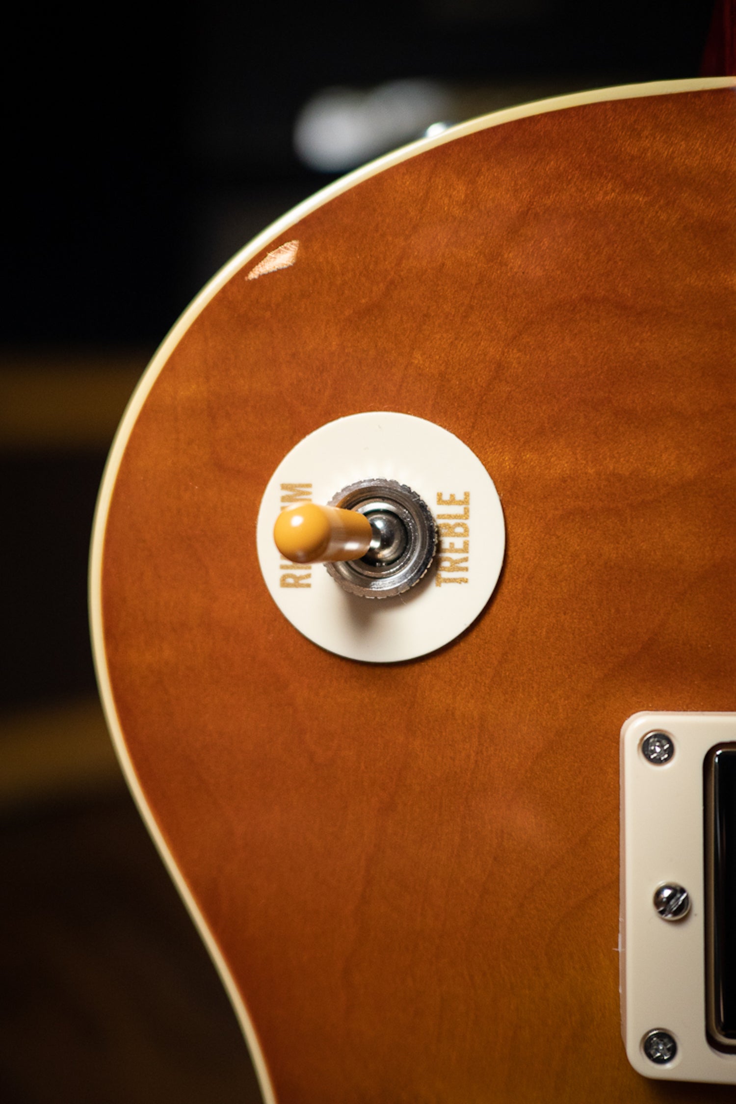 2016 Gibson Custom Shop Les Paul 1958 Reissue Figured Top Electric Guitar - Aged Iced Tea Burst